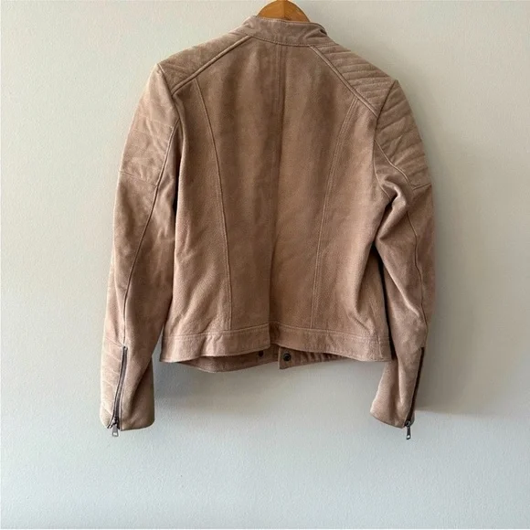 Bagatelle NYC Genuine Leather Bomber Jacket - Size M - Picture 4 of 4